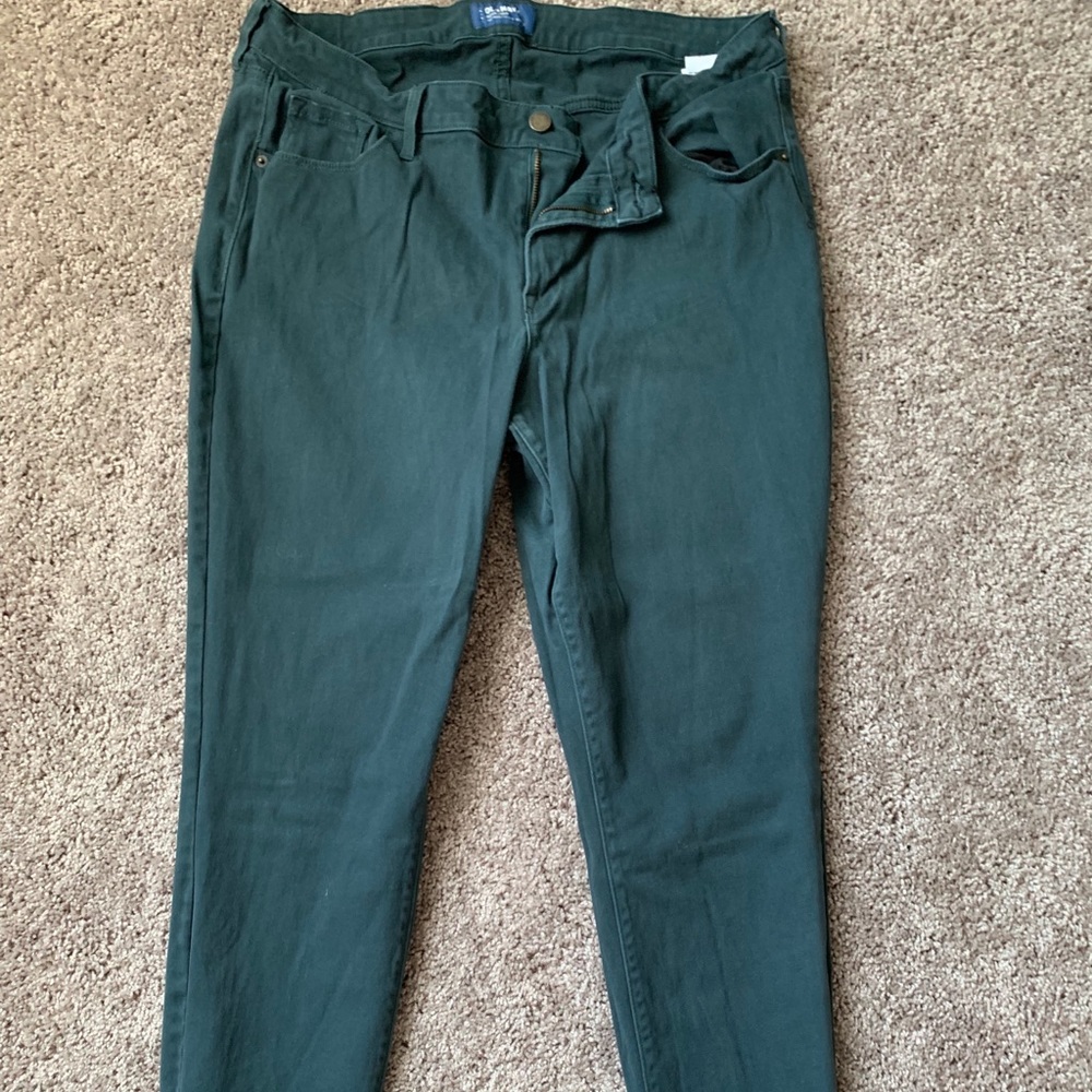 Old navy rockstar green jeans